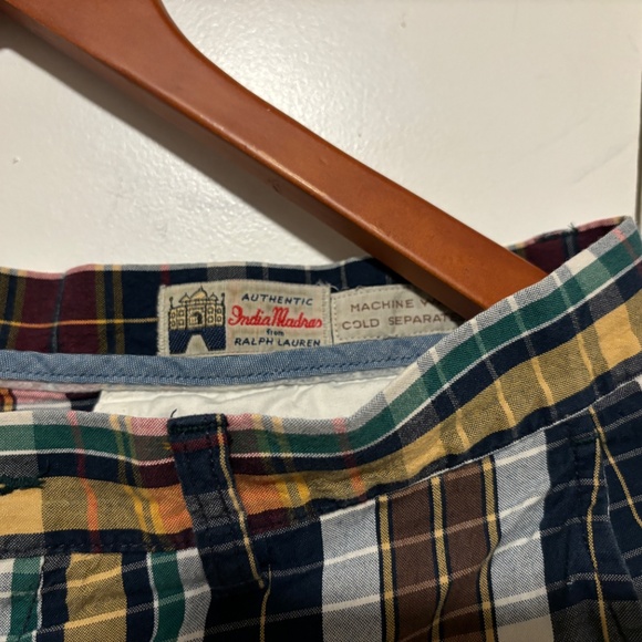 Polo Ralph Lauren Madras Shorts - 32 - Picture 2 of 5